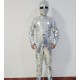 Silver mirror outfit for man dance